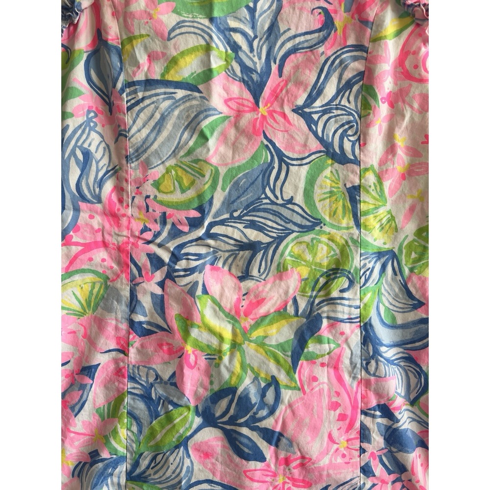 Lilly Pulitzer Mini Steffi Shift Dress Havana Cocktail Print Girls Sz 14 - Picture 3 of 6